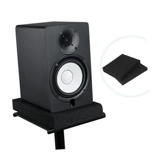 6pcs Small Speaker Isolation Pads High-density Cushion Absorbing Easy to Install for Home and Studio Monitors