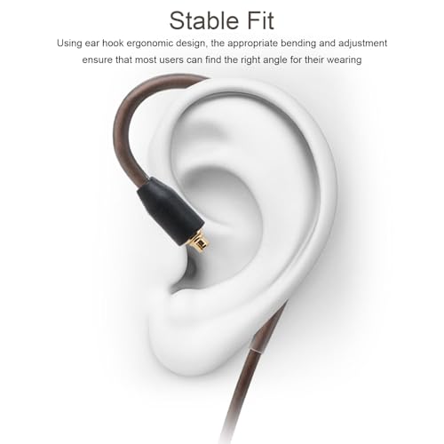 Yoidesu ZS10 PRO IEM Cable in Ear Monitor Cable for ZS10 PRO ZS10 PRO X EDX PRO Castor ZSN PRO ZSN PRO X ES4 ZSR ZS10 PRO 2 ZS12 PRO X