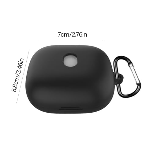 Soft Silicone Shell Cover for Earphones Easy Charging Access - color: Pink