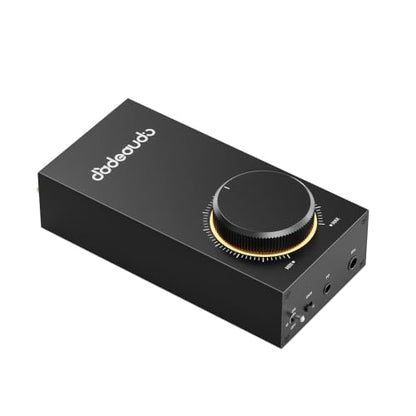 FiiO JadeAudio GIGAS 1 Desktop Headphone Amplifier, 4600mW High-Power Balanced Output, Class AB Discrete Circuit, 4.4mm & 3.5mm Amp for Planar & High-Impedance Headphones (Black) - color: Black