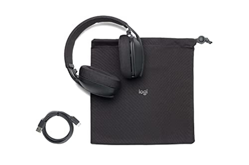 Logitech Zone Vibe 100 Headset Wireless Head-band Calls/Music Bluetooth Graphite - color: Black