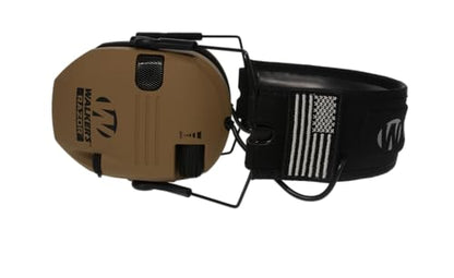 Walker's Razor Slim Electronic Muff - color: Patriot - Battle Brown, size: One Size
