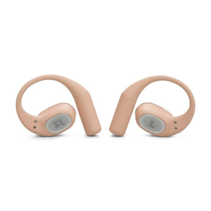 JBL Sense Lite Open Ear Earbuds, True Wireless, Ear Hook Fit - Beige | Water Resistant Sports And Workout Headphones, Up To 8 Hrs Playtime, Clear Calls With Noise Reduction - color: Beige