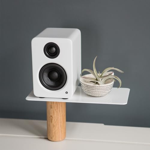 Kanto YU2MW PC Gaming Desktop Speakers | 3" Composite Drivers | 3/4" Silk Dome Tweeter | Class D Amplifier | 100 Watts | Built-in USB DAC | Subwoofer Output | Pair | Matte White - color: Matte White