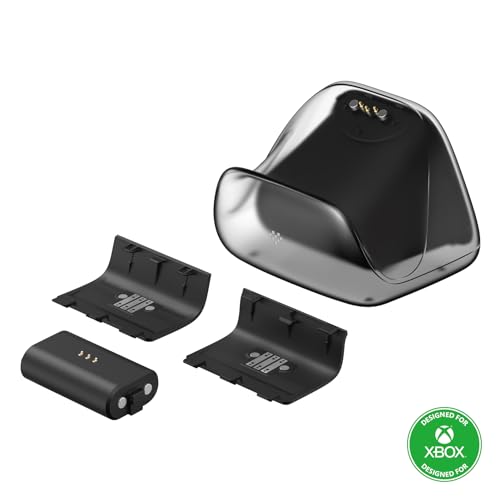 8BitDo Charging Dock for Xbox Wireless Controllers, Xbox Charging Station with Magnetic Secure Charging for Xbox Series X|S and Xbox One Controller - Officially Licensed (Black) | Officially licensed, Xbox Series X|S and Xbox One wireless controllers,1100