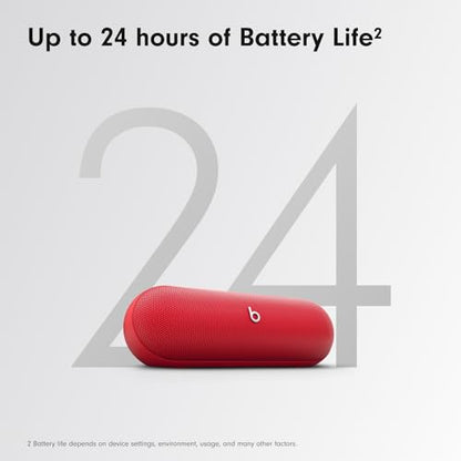 Beats Pill - Wireless Bluetooth Speaker with 20W Power Adapter - Statement Red - color: Statement Red, style: With Power Adapter