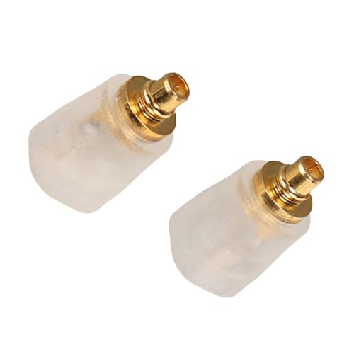 MMCX Cable Adapter Replacement for IE300 IE600 IE900 and N30 N40 N5005, MMCX to 0.78mm Female Connector Cable for HiFi Earphones with Durable One - Piece Des (Transparent) - color: Transparent
