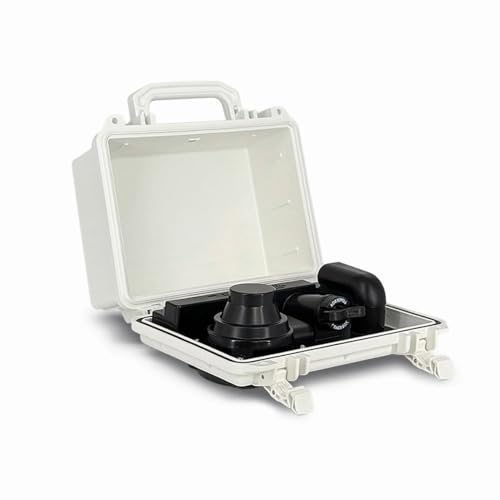 DemerBox: Waterproof, Portable, and Rugged Outdoor Bluetooth Speakers. Loud Sound + Deep Bass, 40+ hr Battery Life, Dry Box + USB Charging, Multi-Pairing Party Mode (Uyuni White, DB1) - color: Uyuni White