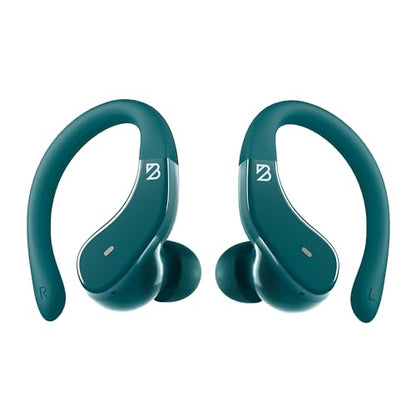 Back Bay Audio Runner Wireless Earbuds for Running, Wrap Around Earbuds - color: Emerald