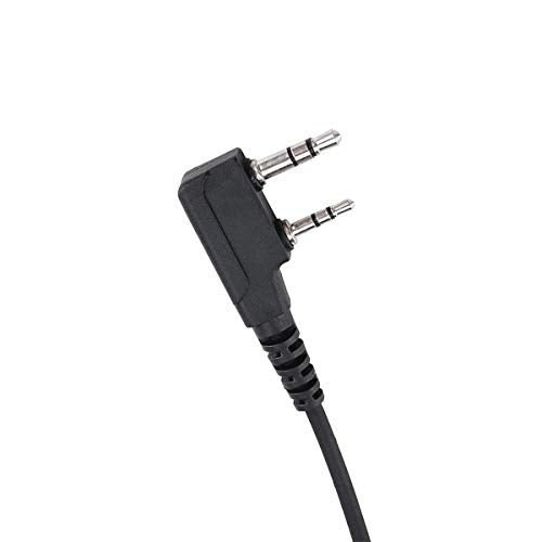 TK-2312 G Shape Single Wire Headset Surveillance Earpiece Mic Compatible with Kenwood Walkie Talkie TK-3101 TK-2312 Two Way Radio - style: G type