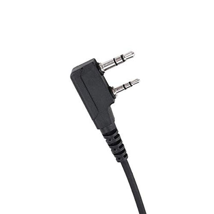 TK-2312 G Shape Single Wire Headset Surveillance Earpiece Mic Compatible with Kenwood Walkie Talkie TK-3101 TK-2312 Two Way Radio - style: G type