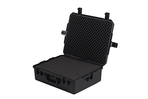 MEIJIA Premium Large Waterproof Hard Camera Case,Hard Protective Case with customizable fit foam,Full Protection with Light&Convenient Design,Elegant Black (24.6"X19.7"X8.6") - size: 24.6"X19.7"X8.6"