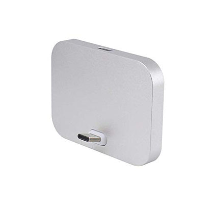 Yeebline Type C Charger Dock, [Aluminum Alloy] USB Type-C Charger Stand Cradle Charging Station Compatible with iPhone 15 Series, Nexus 6P/5X, OnePlus 3T/3/2 and Other USB-C Devices (Silver Aluminum)