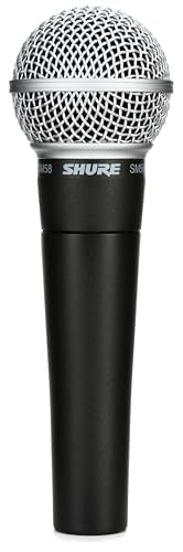 Shure SM58 Cardioid Dynamic Vocal Microphone (2-Pack)