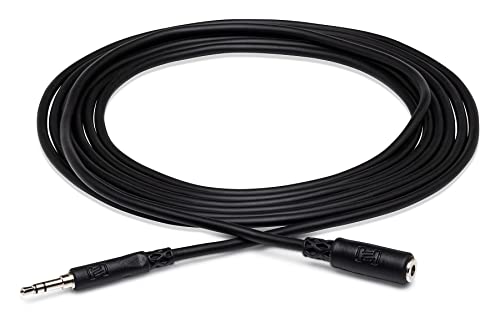 Hosa MHE-125 3.5 mm TRS to 3.5 mm TRS Headphone Extension Cable, 5 Feet - size: 25 feet