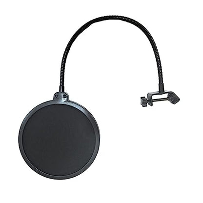 Abaodam Professional Microphone Pop Filters Double-layer Mic Shield Filter Windscreen for Broadcasting