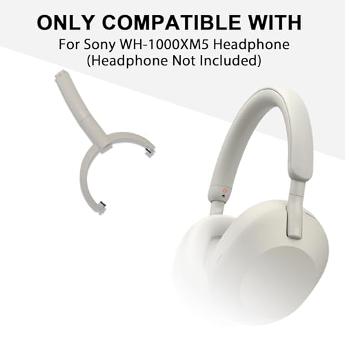 Adhiper Swivel Hinge Repair Kit for Sony WH-1000XM5 Headphone,Silver-Right | Durable Replacement Headband Hanger Bracket Parts Accessories,As Same As The OEM,for Professionals/People Who Like Challenges