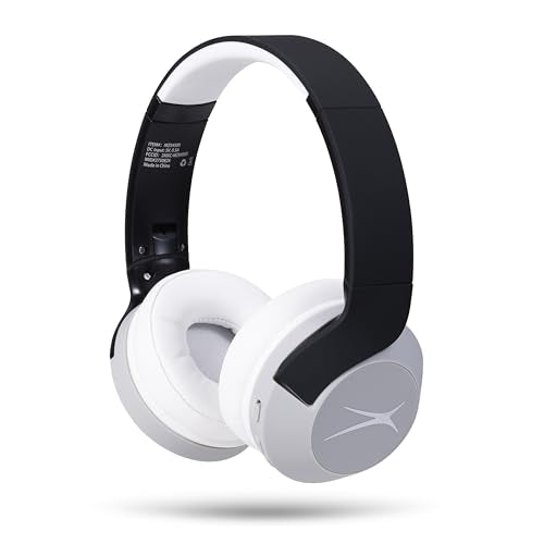 Altec Lansing Kid Safe Noise Cancelling Wireless Headphones 15H Battery, 85dB Volume Limit, Foldable Design Powerful Sound, Active Noise Cancellation Perfect for Kids Ages 7+ - color: Blackout Lavender