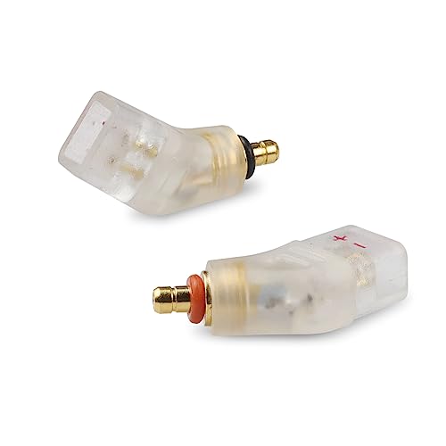 Westone Pro X10-X50 수 - 2핀 케이블용 어댑터, MACH10-80 또는 Linum BAX T2 헤드폰과 호환 가능, 무손실 사운드 품질, 헤드폰 컨버터 한 쌍, 투명 - color: 투명, size: 0.78mm