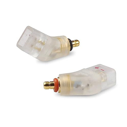 Westone Pro X10-X50 수 - 2핀 케이블용 어댑터, MACH10-80 또는 Linum BAX T2 헤드폰과 호환 가능, 무손실 사운드 품질, 헤드폰 컨버터 한 쌍, 투명 - color: 투명, size: 0.78mm