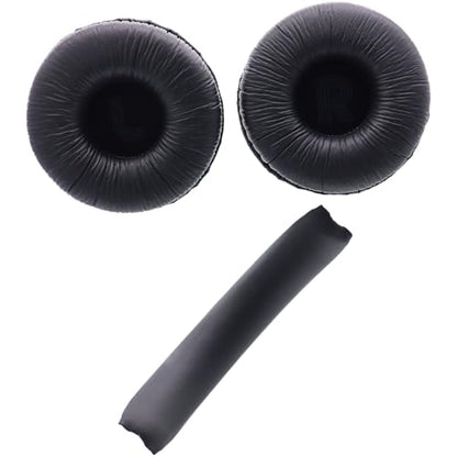 Deal4GO Original Headphone Earpads w/Headband Cover Cushion Replacement for JBL Tune 500 500BT 510 520 560 590 Headset Earmuff (Black)