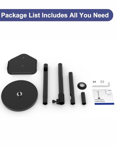 New Upgrade Height Adjustable Speaker Stand for Bose S1 Pro / S1 Pro Plus / S1 Pro+, Extends 45" to 54", Holds up to 20LBS, Heavy Duty Speakers Stands for Bose, Easy to Install, with Screws