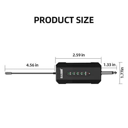 ES-384 4-Channel UHF Wireless Handheld Microphone System for Karaoke, Church, Stage, DJ and Parties, 4 Handheld Mics with 6.35mm Plug-in Rechargeable Receiver, 164ft Range