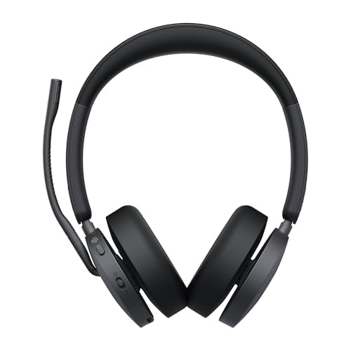 BH74 Yealink Headset Bluetooth Wireless On-ear, Teams/Zoom Certified, Compatible with Poly, Cisco, Avaya, Mitel phones, Acoustic Shield Mic & Hybrid ANC, Long Battery, Ideal for Office & Remote work - style: BH74-UC-MC