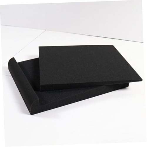 2pcs Loudspeaker Isolation Pad High-density Shock-absorption Cushion for Improved Sound Clarity and Dampening Compact Design for Studio Monitors and Home