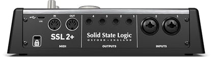 Solid State Logic 2 MKII Plus USB-C Audio Interface 2x4 | Four Balanced Outputs, and Class-Leading Mic Preamps - style: SSL 2 Plus MKII