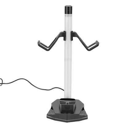3 in 1 Controller Stand, RGB Headset and 2 Pro Controller Holder with 2 USB .0 Ports and 1 USB C Port, for Gaming Accessories Organization and Charging