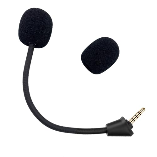 Cloud 2 Wireless Mic Boom, Replacement 3.5mm Game Microphone for Kingston HyperX Cloud II 2 Wireless Headsets HHSC2X-BA-RD/G Headphones PS4 Xbox One Nintendo Switch PC Gaming Headsets