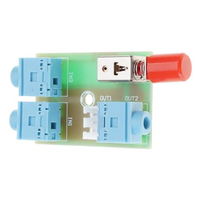 Manual Control Music Switches Board for 3.5mm Device Signals Transfer Selection Music Splitter Module Stable Switcher