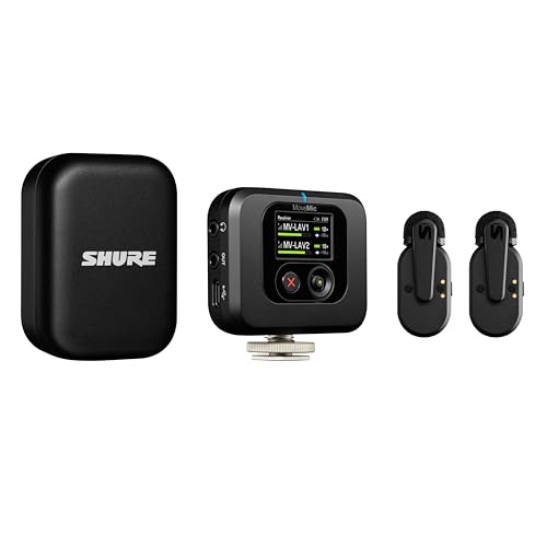Shure MoveMic 2 Kit Wireless Lavalier Microphone System - style: Two Channel Kit