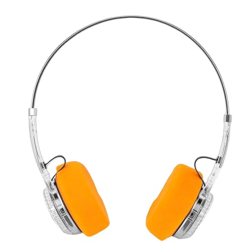 Over Ear Headphones, Wireless Headphones, Retro Sports Headphone with Adjustment Extendable Metal Headband & 6 Degree Adjustable Earcups for Prolonged Wearing