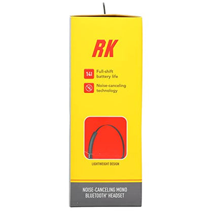 RoadKing Truck Driver Headset RKING1000 Noise Cancelling Bluetooth(R) Headset Mono Wireless Headset with Advanced Noise Cancellation and Mic