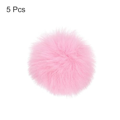 MECCANIXITY Furry Microphone Windscreen 10mm x 55mm Mic Cover Windshield for Indoor Outdoor Microphone Pink 5 Pack - color: Pink