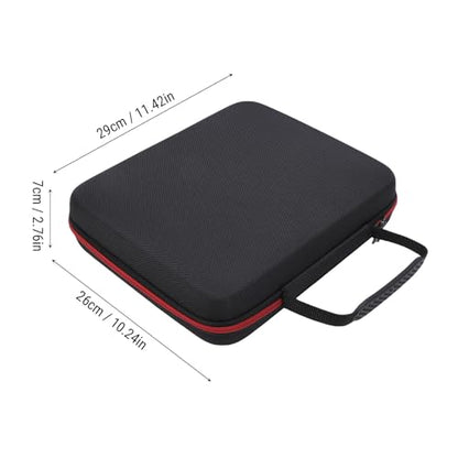 Shockproof Wireless Mic Case Large Capacity Handheld Mic Travel Bag for Audio Technicians Sound Engineers Soft Inner Lining for 4 Microphones