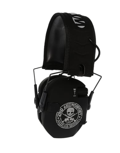 Walker's Razor Slim Electronic Muff - color: 2nd Amendment, size: One Size