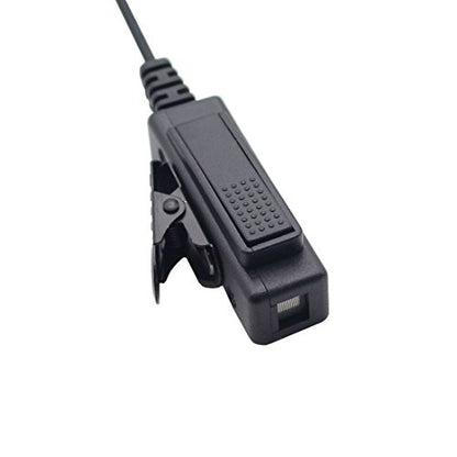 2Pcs 2-Pin Covert Surveillance Acoustic Tube Earpiece MIC is Compatible with Kenwood QUANSHENG TYT BAOFENG UV5R 666s 888S Retevis H-777 2 Way Radio Walkie Talkies