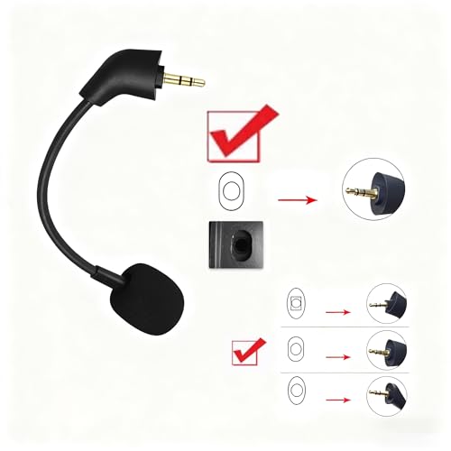 Precision Replacement Microphone for NEW HyperX Cloud II Wired (Post-2022) Gaming Headset | 1:1 Fit, All-Metal Boom, Plug & Play