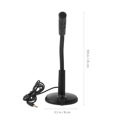 VALICLUD Computer Microphone for Game Voice Chat and Singing Black