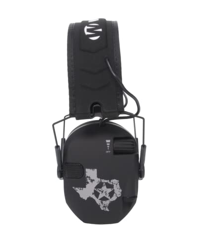Walker's Razor Slim Electronic Muff - color: Black-texas, size: One Size