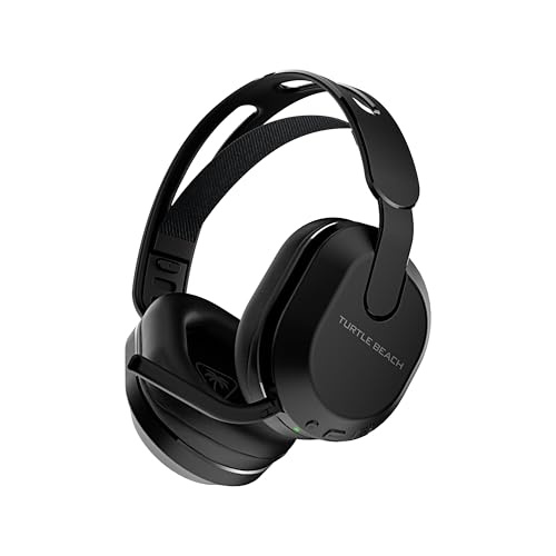 Turtle Beach Stealth 500 Wireless Amplified Gaming Headset for PS5, PS4, PC, & Mobile – 40-Hr Battery, Bluetooth, Memory Foam Cushions, Flip-to-Mute Mic, EQ Presets, Companion App – Black - color: Black