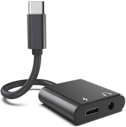 Selna USB C Headphone Adapter Earphone 3.5mm Jack Compatible with iPad Pro 12.9" (3rd/4th/5th/6th Gen), Charger Port Splitter Mic Support Hands-Free Type-C