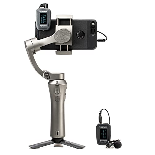 Saramonic Advanced 2.4 GHz Wireless Clip-On Microphone System with Lavalier & Dual-Channel Receiver for Cameras, Mobile Devices and More (Blink 500 Pro B1), Black,1x TX - TRS/TRRS, BLINK500PROB1 - color: Blink500 Pro B1