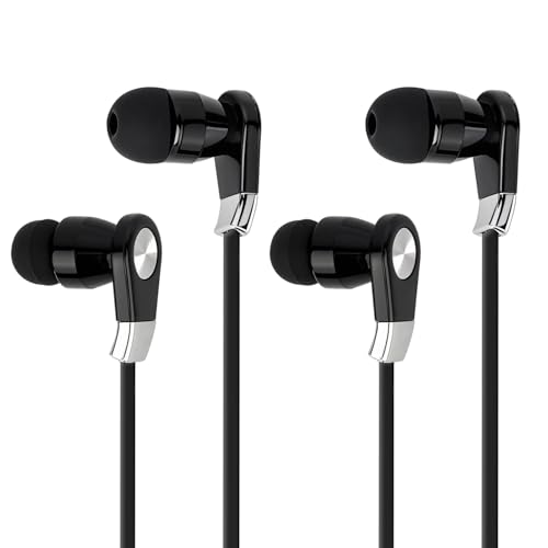 LANDIBO USBC Earbuds, in-Ear Headphones with Volume Control, Built-in microphoneUSB C Earbuds Wired, Clear Sound Quality, bass Noise Cancellation, Headphones Wired (Black + Black)