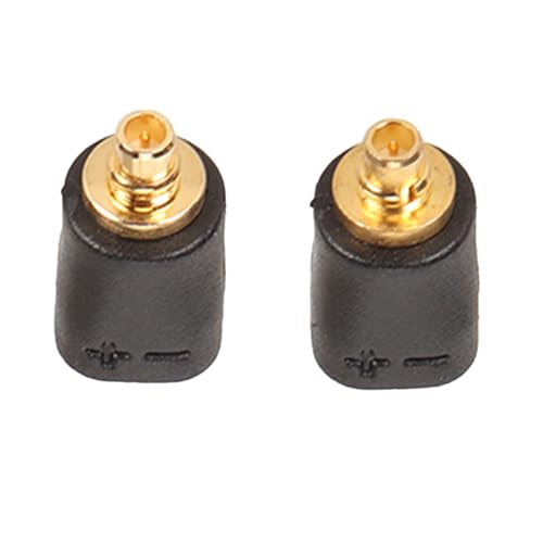 MMCX Cable Adapter Replacement for IE300 IE600 IE900 and N30 N40 N5005, MMCX to 0.78mm Female Connector Cable for HiFi Earphones with Durable One - Piece Des (Black) - color: Black