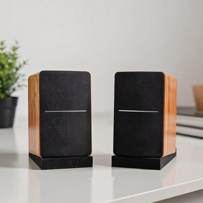 Subwoofer Isolation Pad|Studio Monitor Isolation Pads, 2Pcs 4 Inch Speaker Acoustic Foam High-Density Adjustable Angled Sound Pads