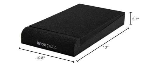 Knox Gear Studio Monitor Isolation Pads for 3-4-Inch Speakers 2-Pack
